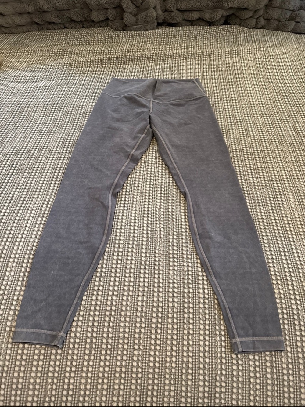 Lululemon Wunder Under High-Rise Pants - Blue Acid Wash Blue Noon  - Size 8